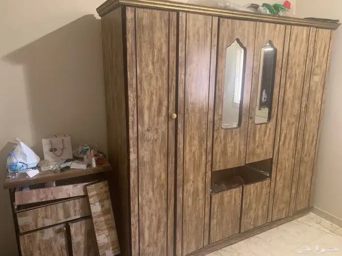 غرفه نوم كامله من غير المرتبه وسرير فردي وكنب لوجه الله 2