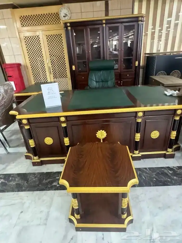 office furniture جديد مكاتب كراسي طاوله اجتماعات و مكتب طقم 22