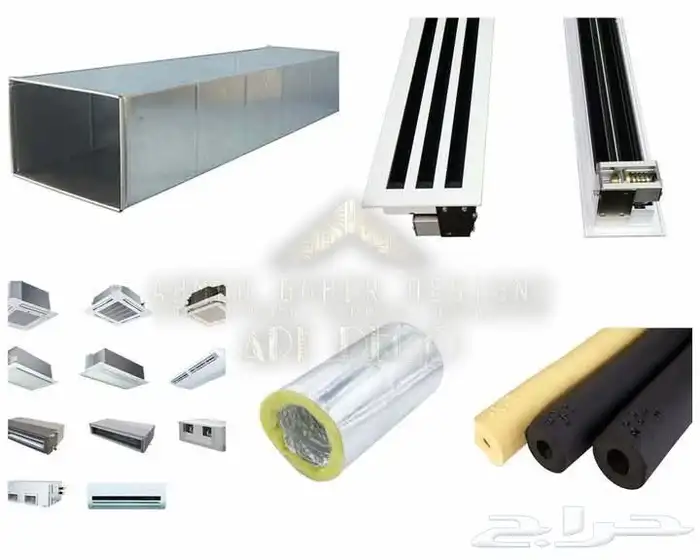 اعمال الدكت والمكيفات البكج تصنيع وتركيب دكتات جميع الاشكال 8