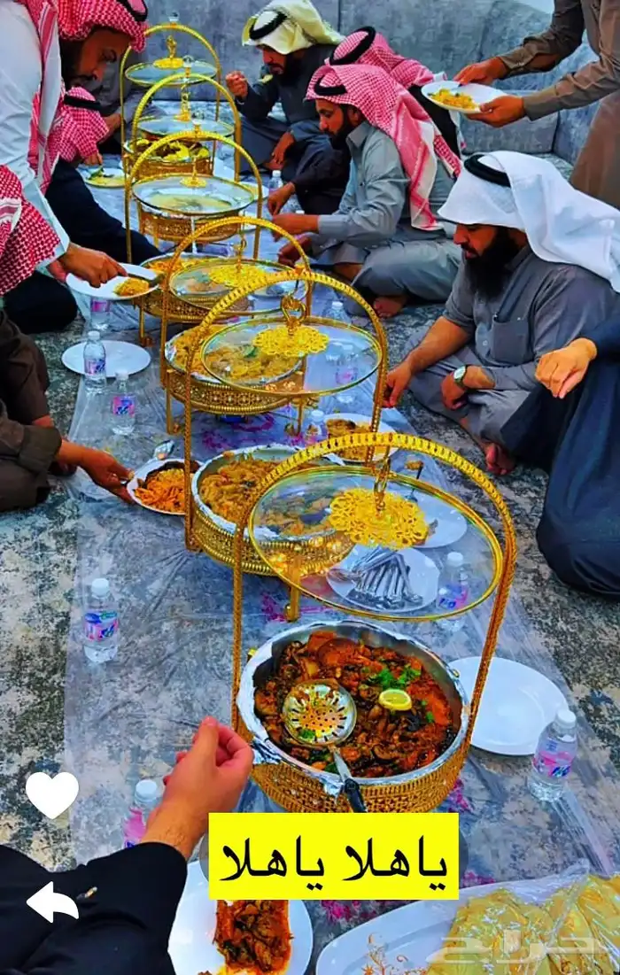بوفيه مفتوح لكل زبون سخان ام ام علي مجاني وطاوله بوفيه 35