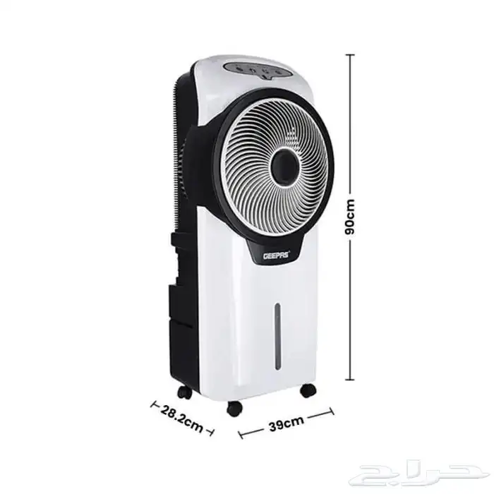 مبرد هواء جيباس قابل لإعادة الشحن يعمل لمدة 7 ساعات - 7 لتر 1