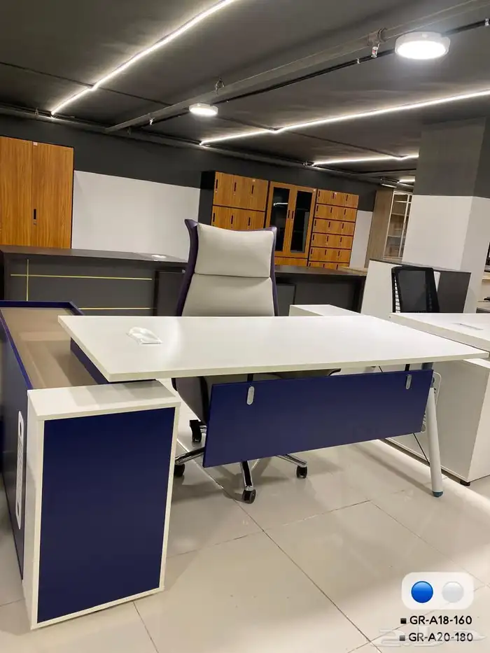 office furniture جديد مكاتب كراسي طاوله اجتماعات و مكتب طقم 46