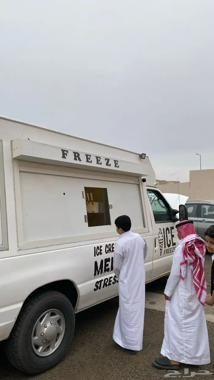 سيارة ايس كريم للمناسبات والاحتفالات والاعياد 2