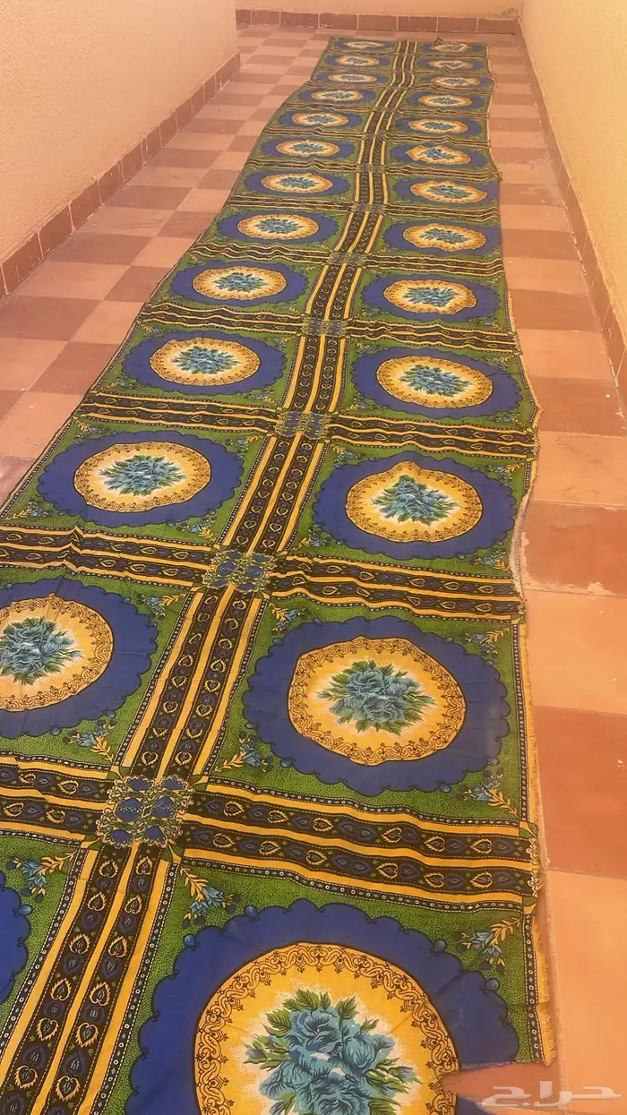 مدات عراقيه يدويه واقمشة فرش قديمه 7