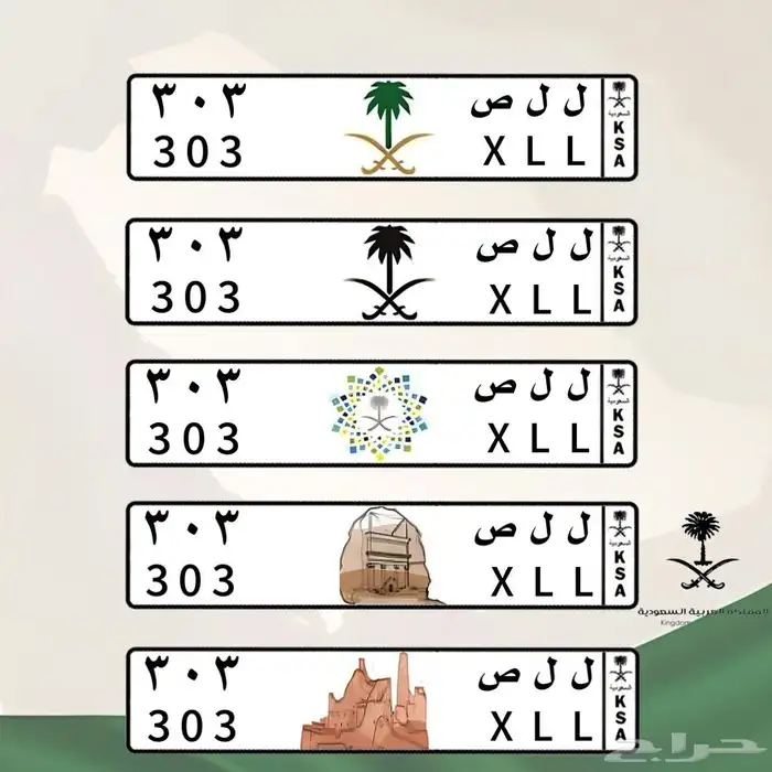 لوحة مميزة خصوصي جاهزه ل النقل 1