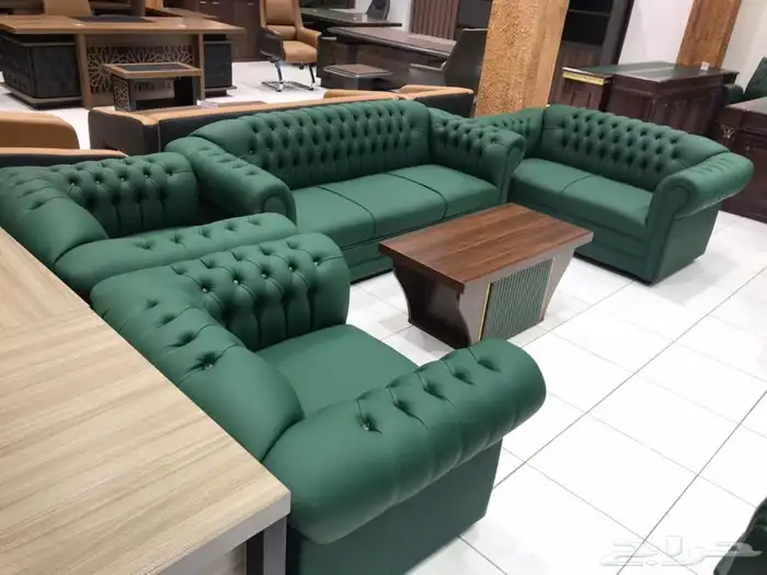 new sofa sets جديد كنب مكتبي جلد فخم مريحة حق طقم مكتب مدير 1