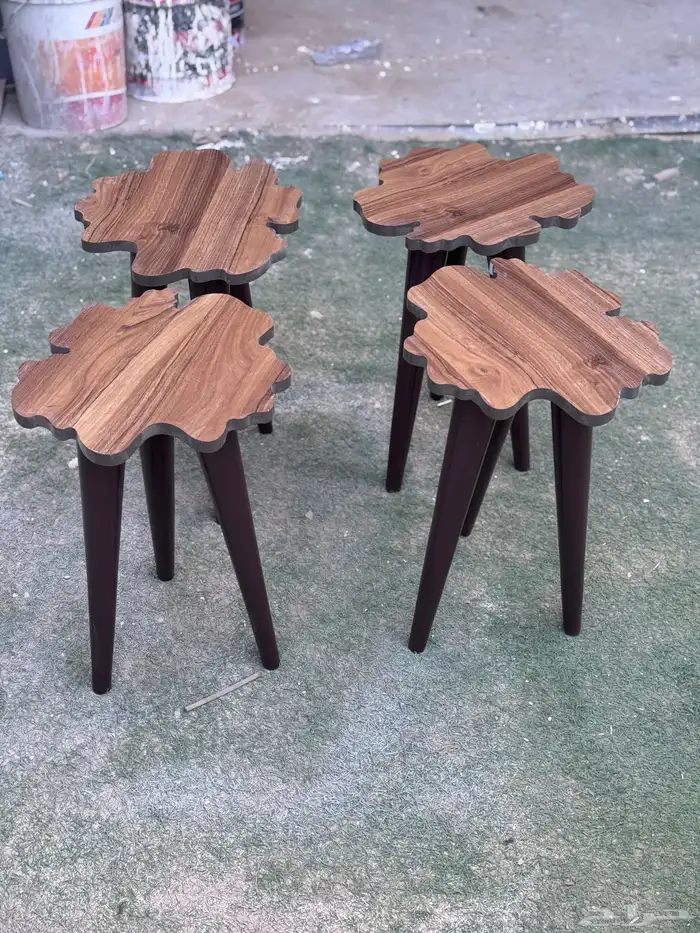 طاولات خشب شكل شجر طبيعي تايلندي 16