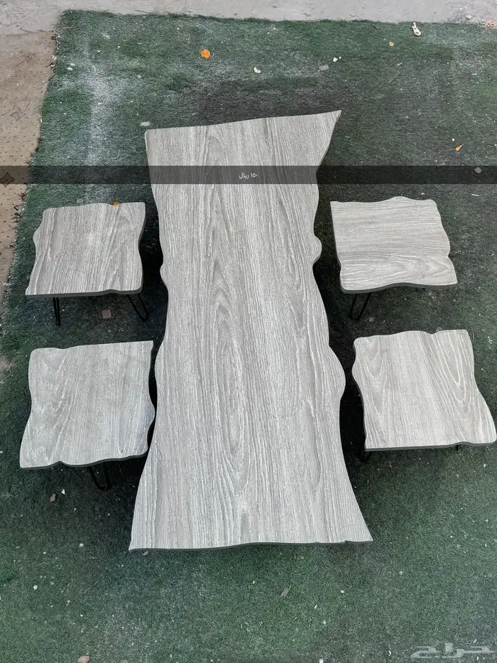 طاولات خشب شكل شجر طبيعي تايلندي 20