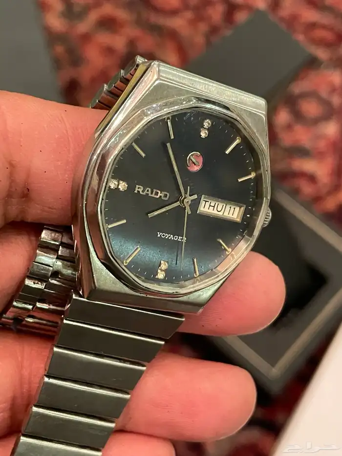 ساعة رادو رجاليه اصليه مع العلبه الاصليه 0