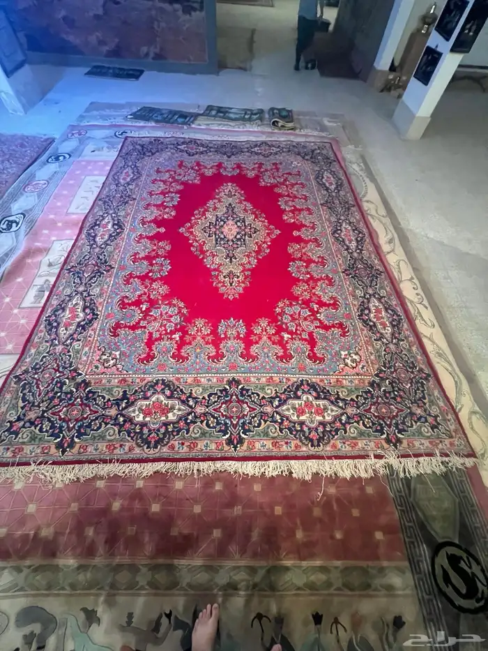 سجاد صناديق مطعمة بالعاج فازات عمرهم اكثر من 30 سنة 10