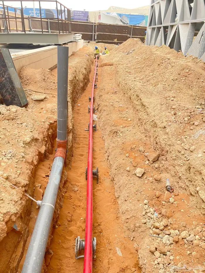 مقاول سحب كابلات HV CABLE 132 kv 7