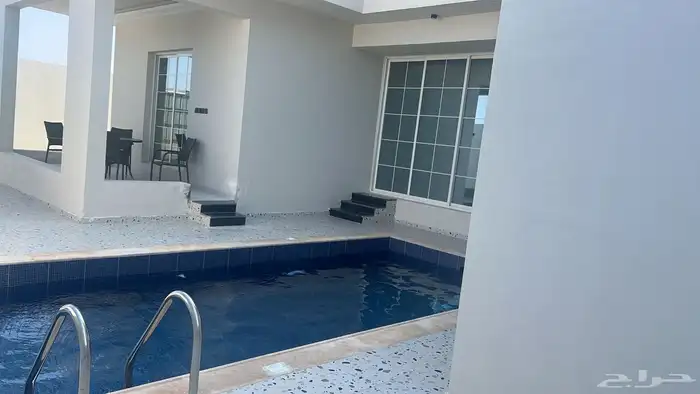 استراحة للايجار اليومي مع مسبح عرض خاص 9