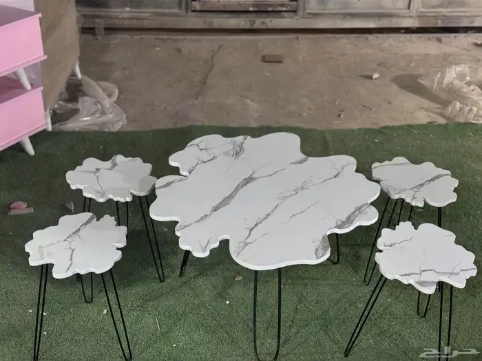 طاولات خشب شكل شجر طبيعي تايلندي 21