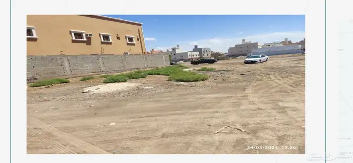 ارض للايجار شارعين مساحة 1250 1