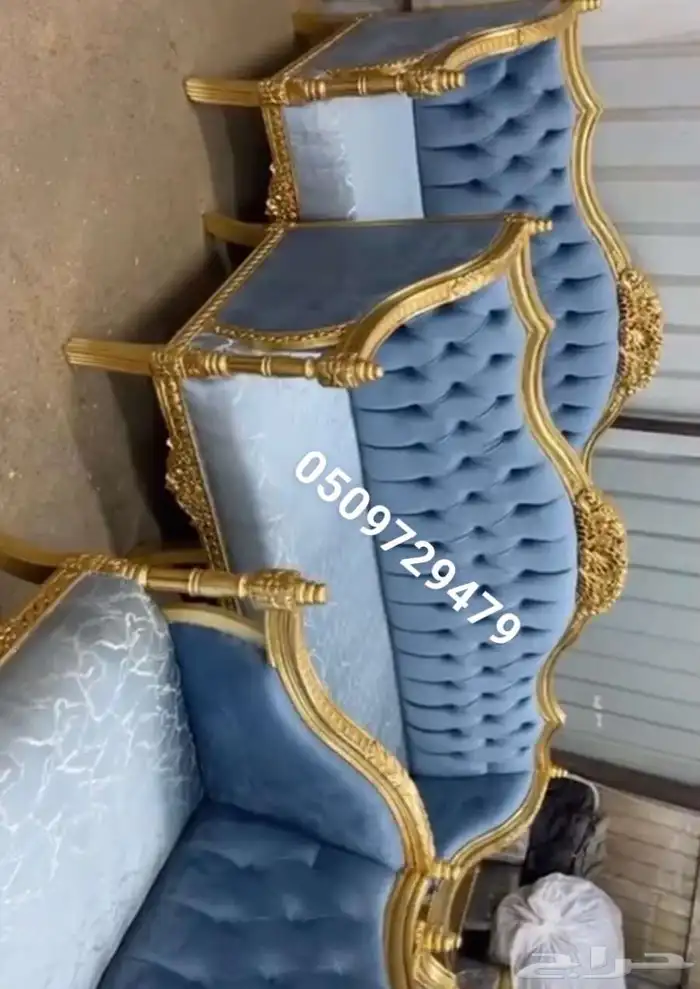 كنب تفصيل كلاسيك اثاث قاعات مجالس فخمه قصور كافيهات 16