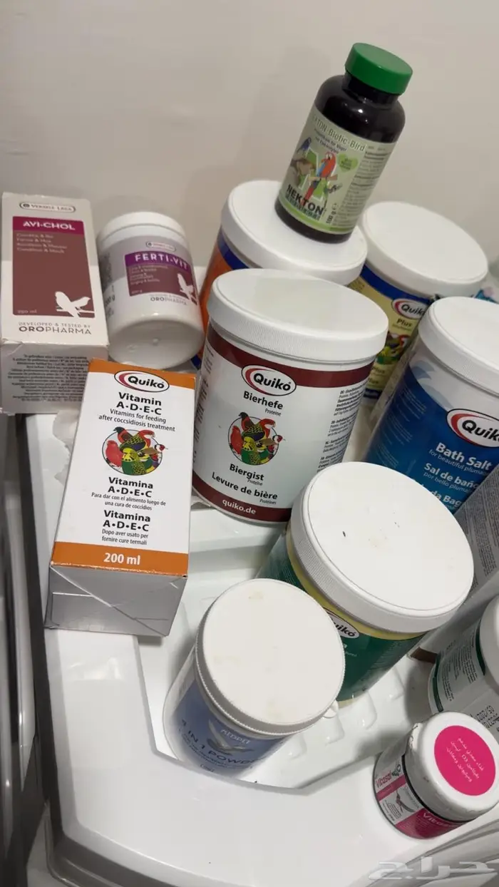 فيتامينات ومكملات غذائيه وعلاجات للطيور والبغبغاء 0