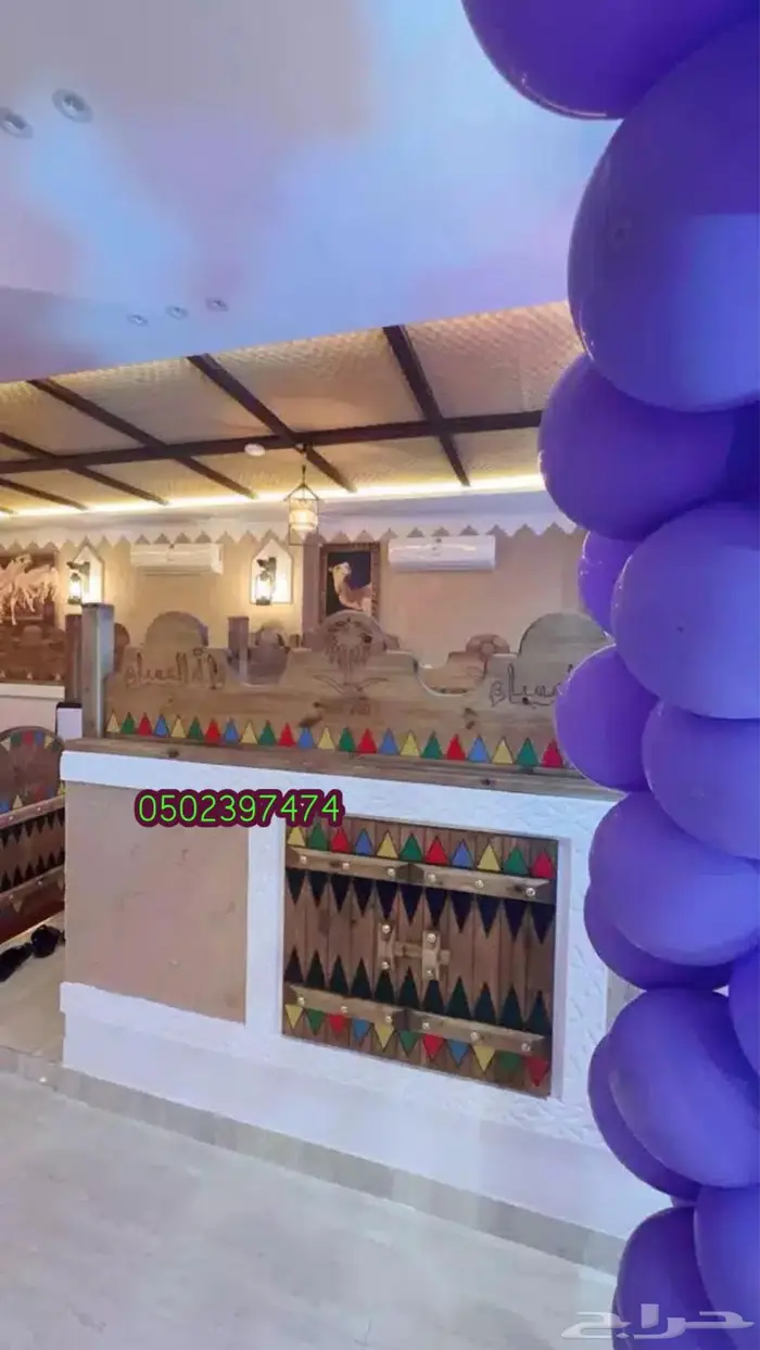 مطاعم تراثيه ديوانية ابواب تراثيه درايش خشب تراثية 2