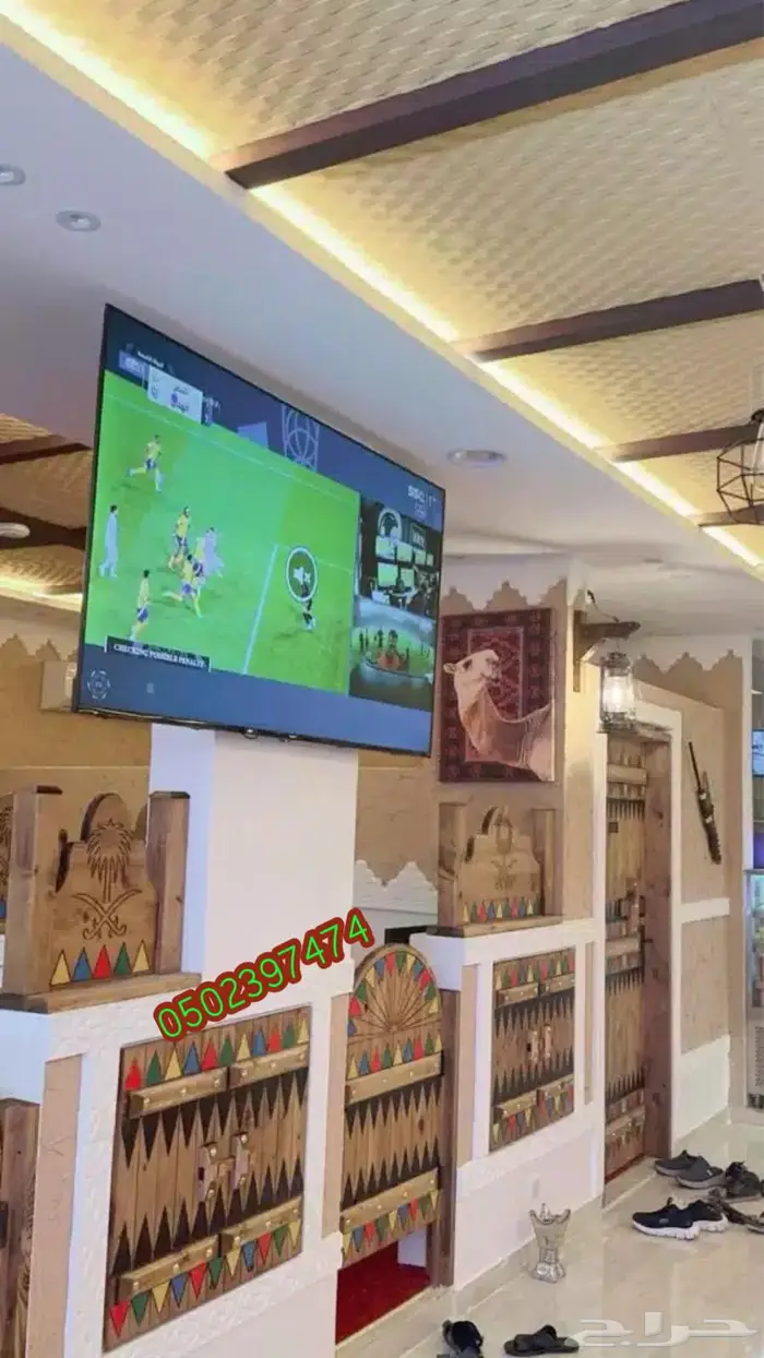 مطاعم تراثيه ديوانية ابواب تراثيه درايش خشب تراثية 8