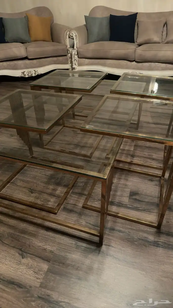 طاولة رائيسية   طاولات خدمة 5 قطع 1