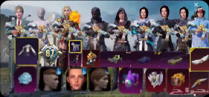 حسااب ببجي العالمية لفل81 0