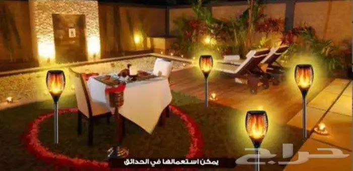 للبيع 12 حبه كشاف مصباح طاقة شمسية عامود للحديقه والحوش 0