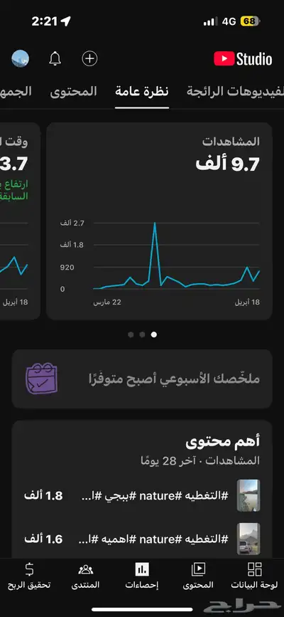 قناة يوتيوب للبيع 3