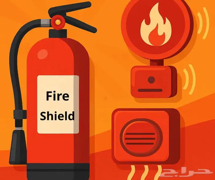 متوفر لدينا طفايات فاير شيلد الاماراتى 0