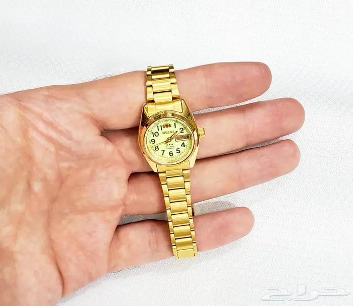 ساعة اورينت أبو أسدين اليابانية الاصلية اوتوماتيك نسائية 3