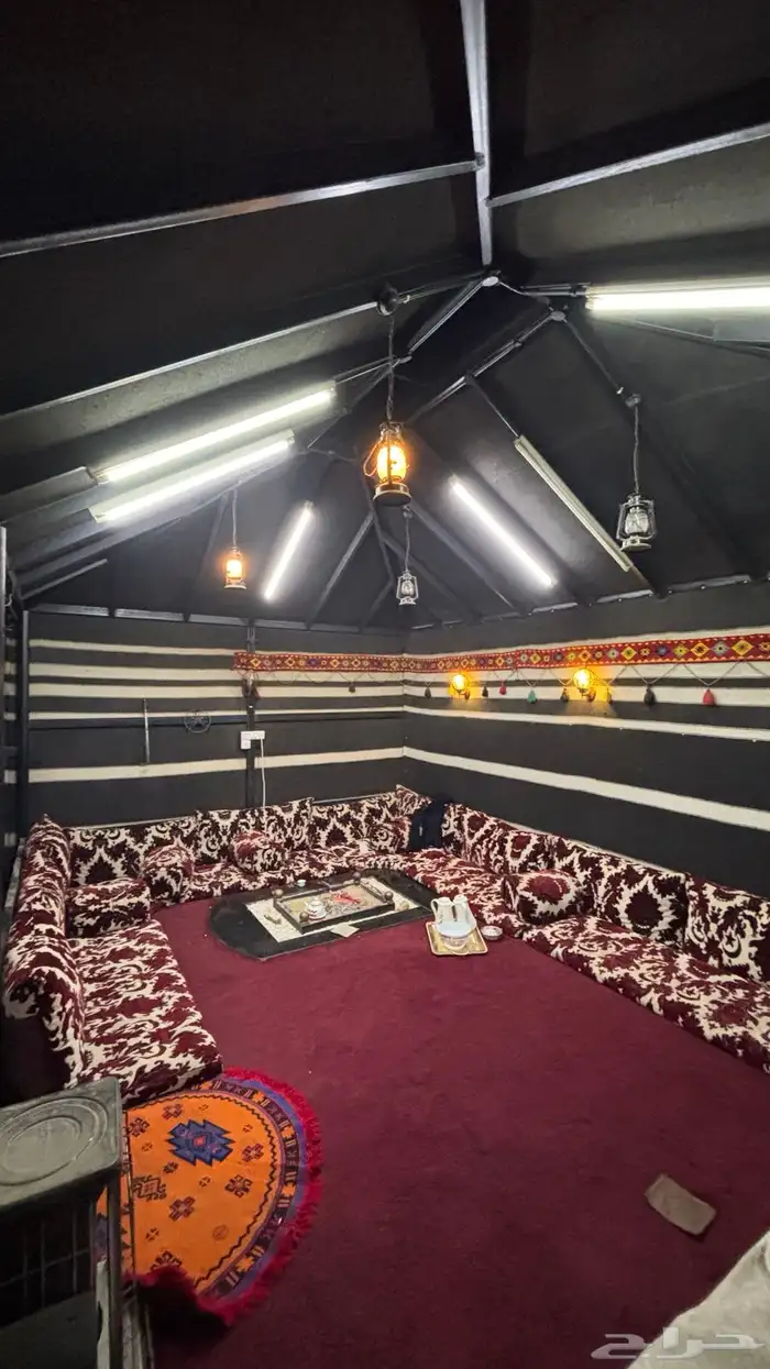 بيت شعر طول 6 عرض 4 الارتفاع 4.25متر للبيع 3