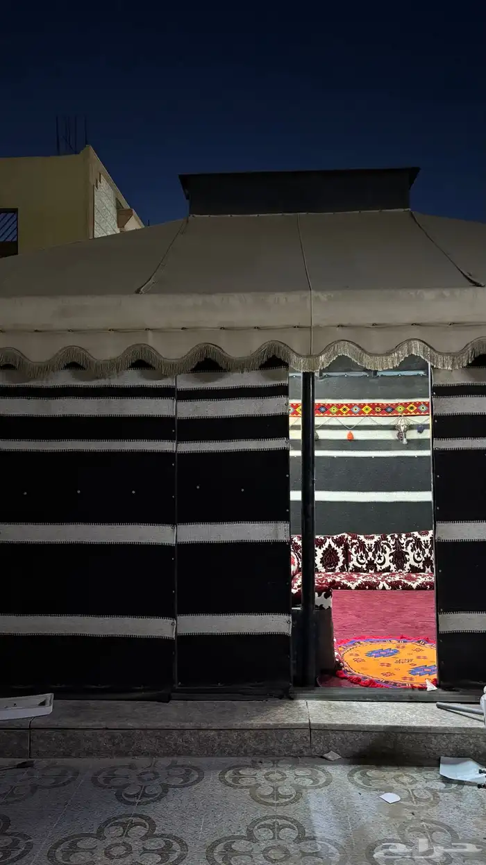 بيت شعر طول 6 عرض 4 الارتفاع 4.25متر للبيع 2