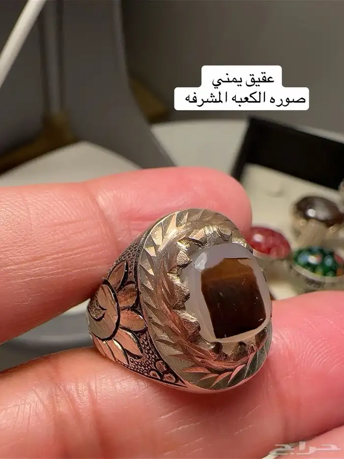 خواتم عقيق يمنيه نوادر 9