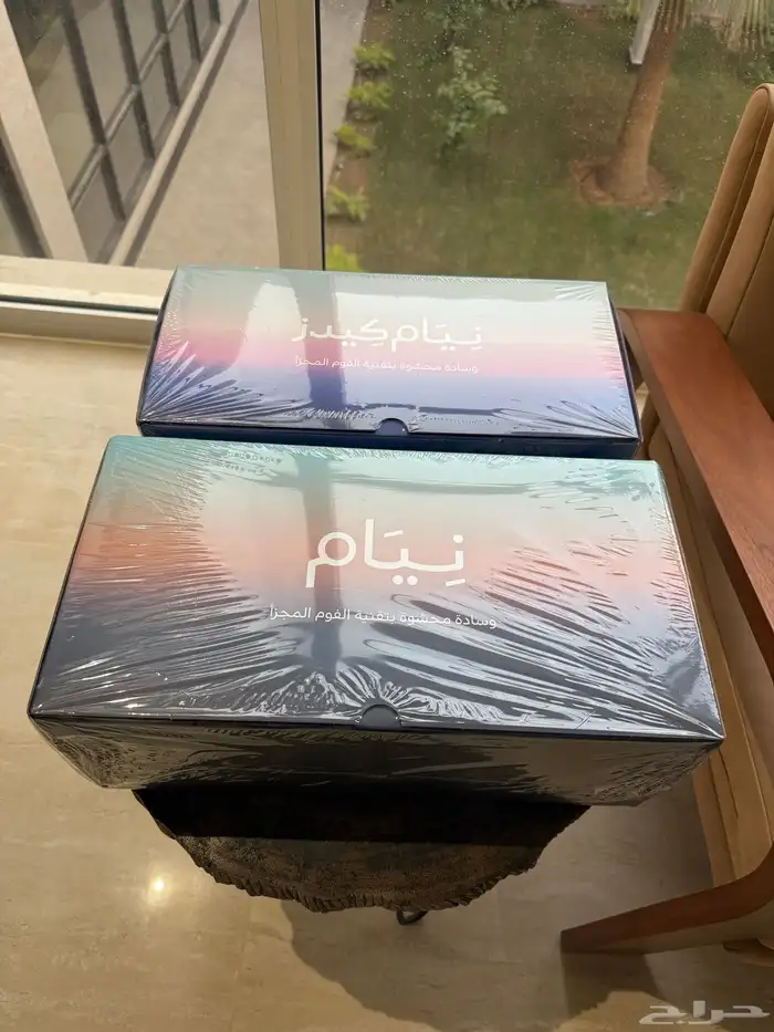 مخدة نيام جديدة مغلفة في كرتونها 0