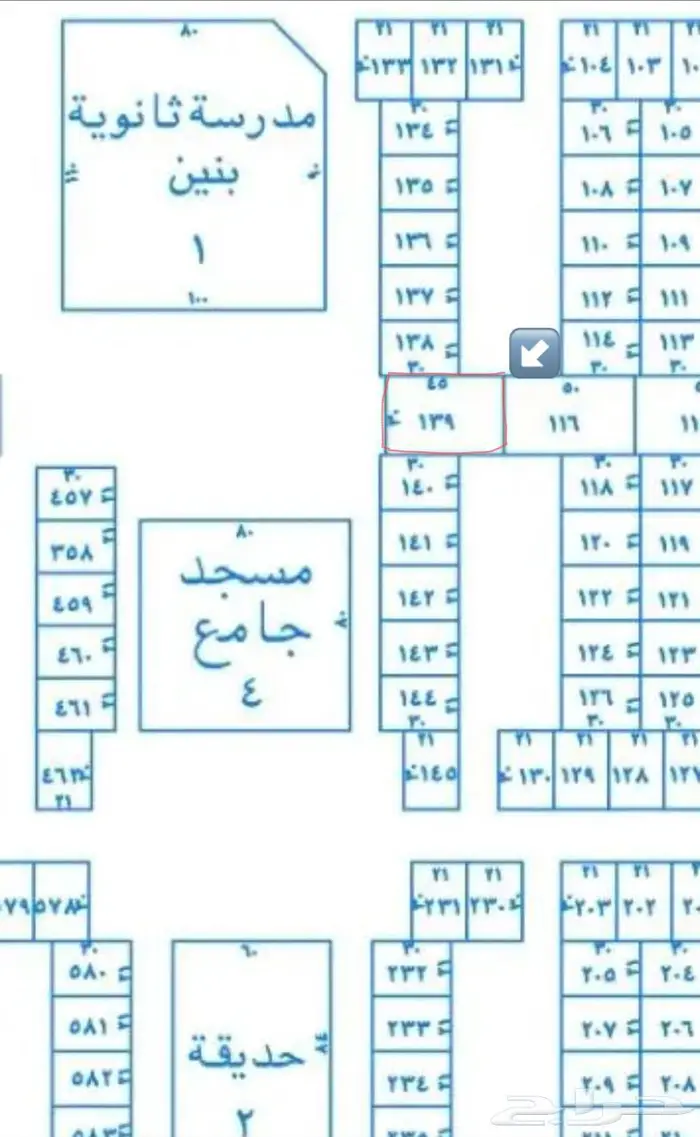 ارض كبيرة للبيع بالمجمعة حي الملك عبدالله 0