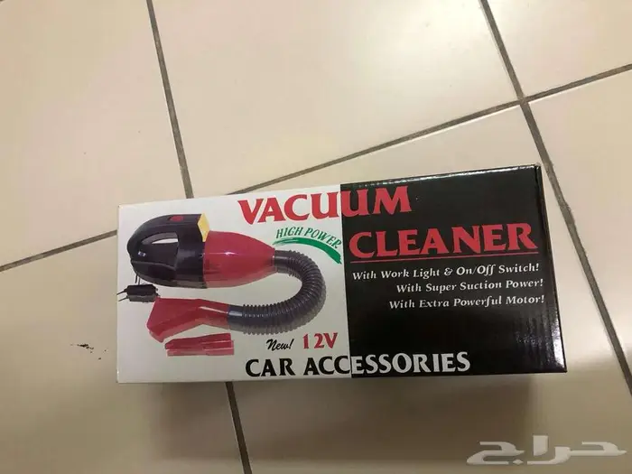 مكنسة سيارة لشفط وتنظيف المقاعد والأرضيات 12 فولت 1