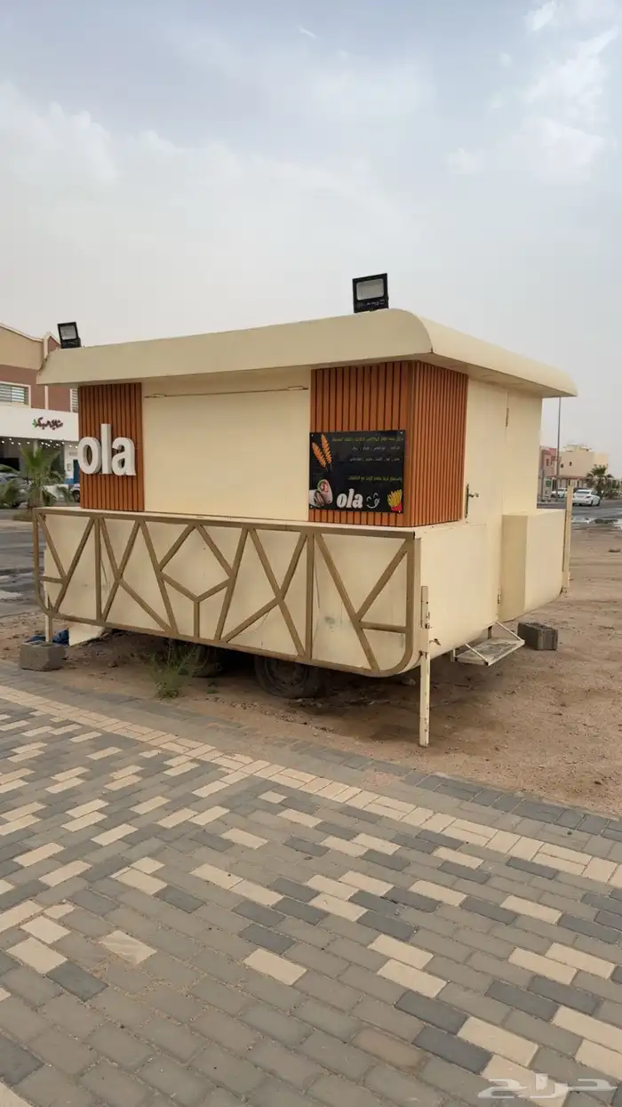 عربة فود ترك للبيع جاهزه واغراضها معها 1