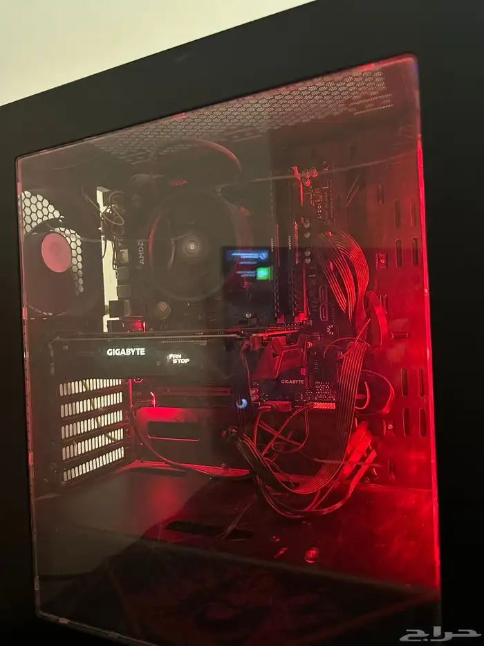 بي سي قيمنق معالج Ryzen 5 1500x وكرت شاشة Gtx1050ti نظيف 0