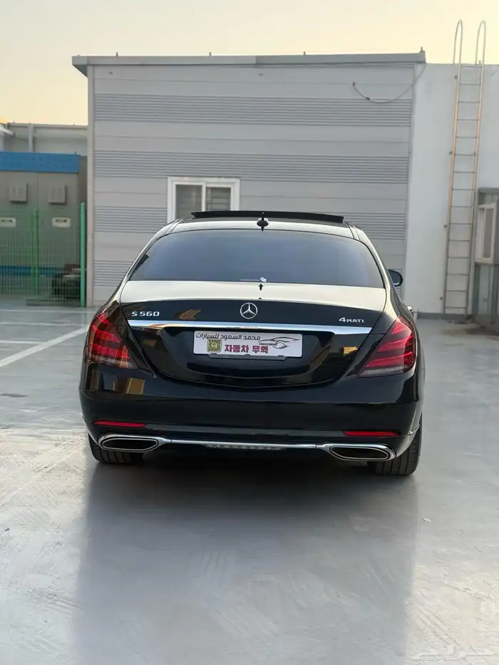 مرسيدس S560 2020 وارد كوريا دايمون وكالة تم البيع 3