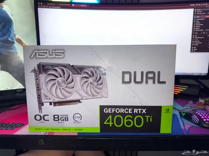 كرت شاشة 4060Ti asus 0