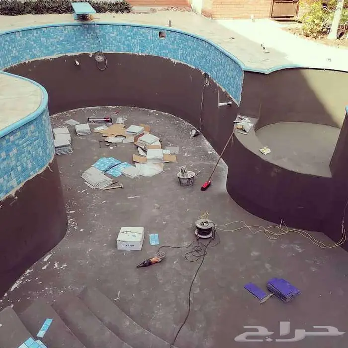 مبلط سيراميك معرض بلاط وسيراميك تجديد مسابح تنظيف المسبح 56
