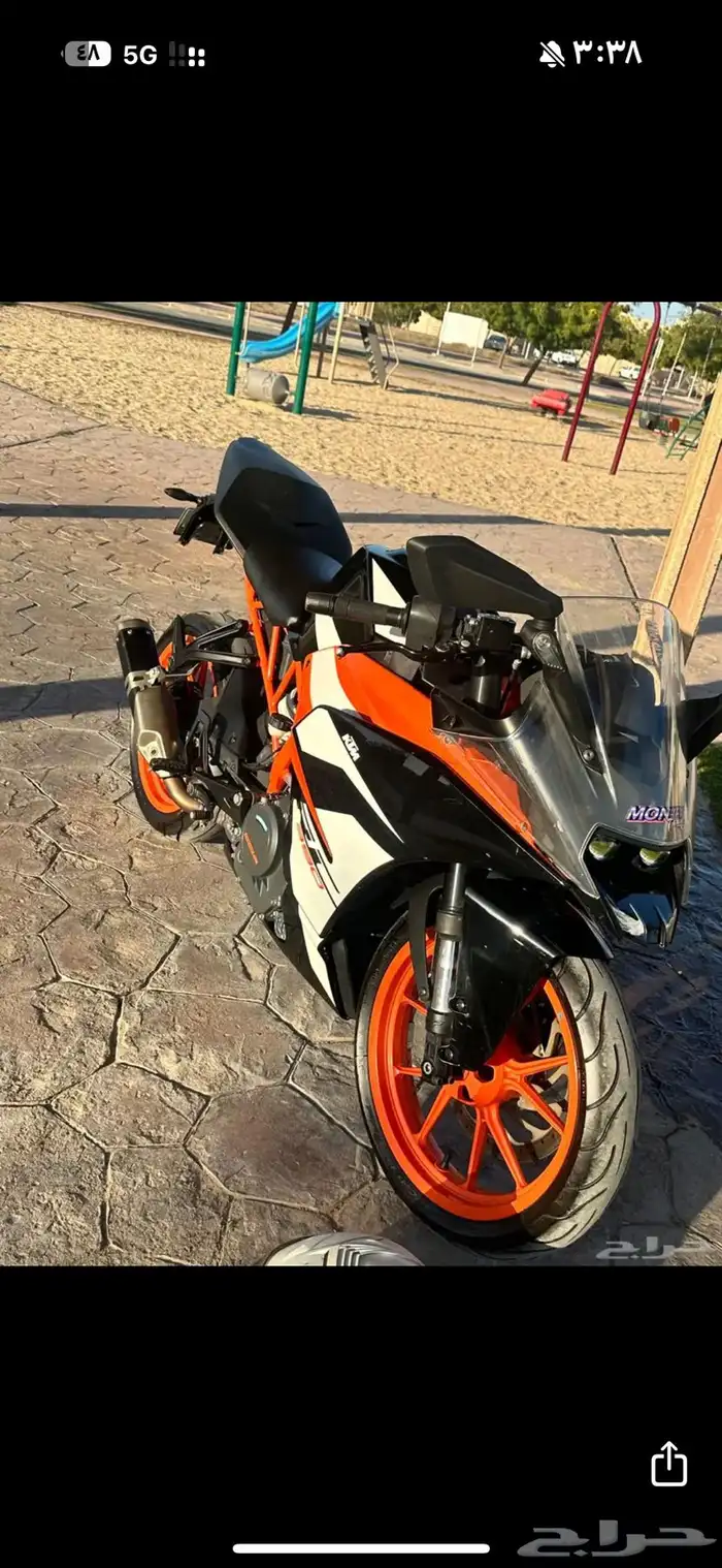 ابحث عن دباب KTM حجم المكينه 390cc بحدود21 وأقل البيع اقساد 1