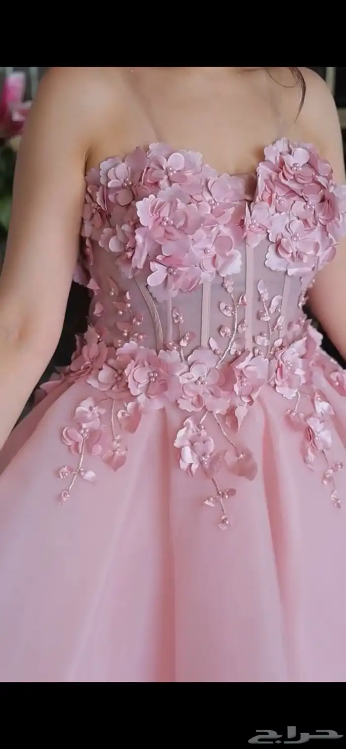 فستان ل اخت العروس ورد 0