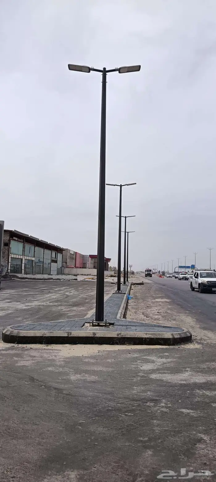 توريد اعمده اناره بلديات مشاريع ملاعب مخيمات 2