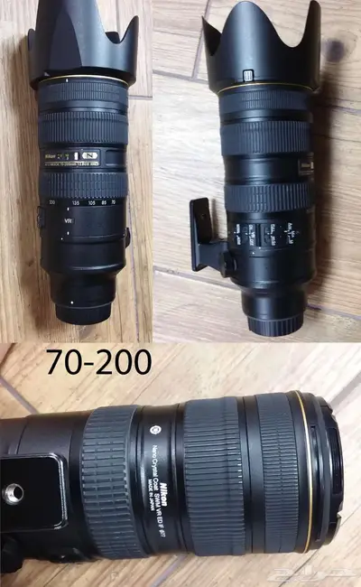 للبيع عدسه نيكون 70-200. Nikon lens 5