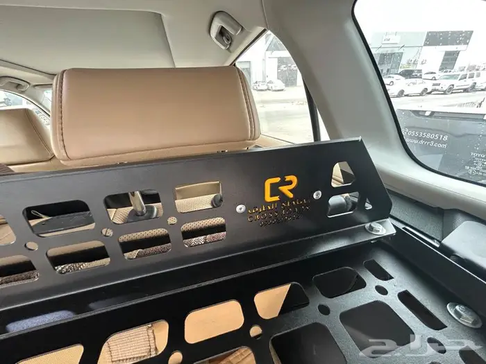 رف تخزين علوي في الشنطة و صاجة حماية اسفل المكينه راف فور 7