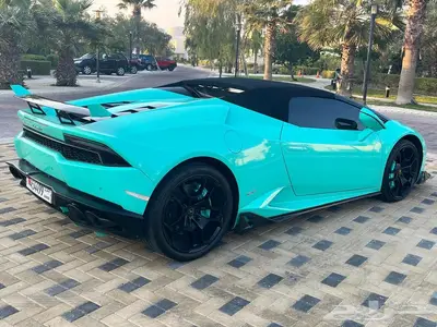 لامبورغيني هوراكان سبايدر كشف LP610-4 كحلي 2018م 5