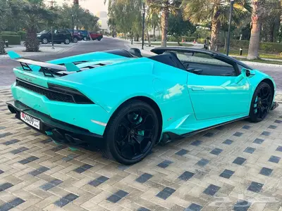 لامبورغيني هوراكان سبايدر كشف LP610-4 كحلي 2018م 2