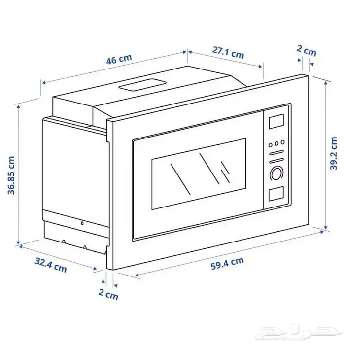 مكرويف جنرال جولدن 25 لتر اسود - GGBIMO25BK 5