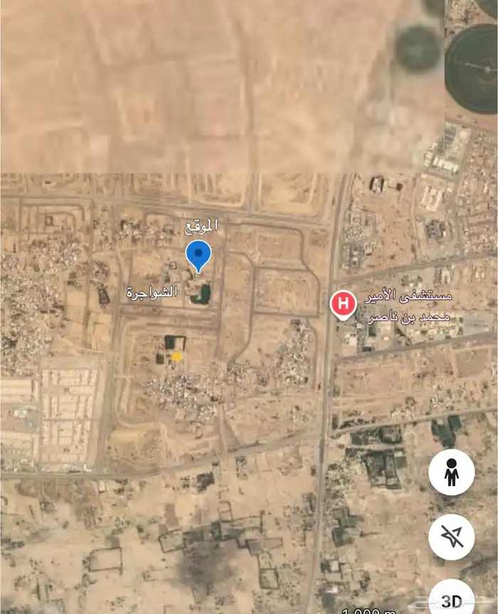 حوش للإيجار الشهر اوالسنوي الموقع الشواجره متوفر كهربا وماء 1