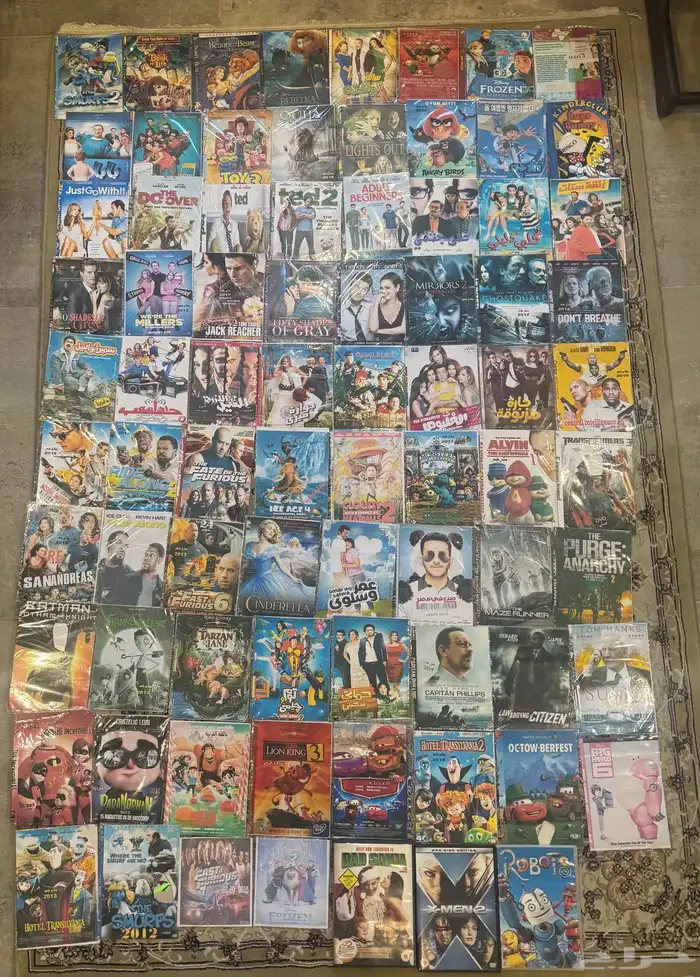 مجموعة اشرطة افلام DVD 0