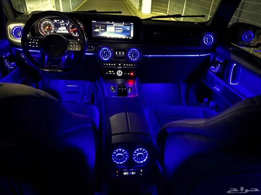 تحويل G63 G500 الى دخول ذكي (بصمة) كاربون داخلي 8